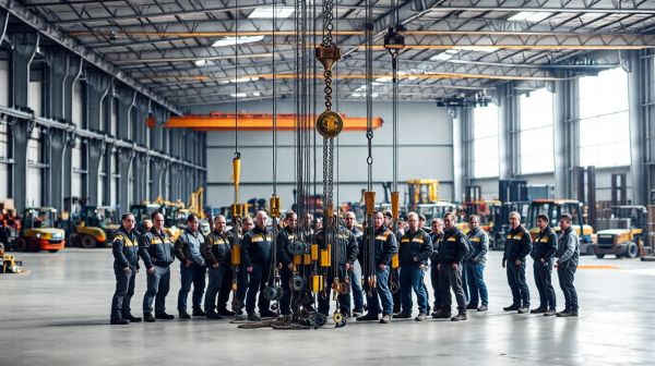 Top équipements de levage indispensables pour vos travaux de manutention